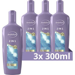 Andrélon 2in1 Shampoo & Conditioner- 3 x 300 ml - Voordeelverpakking