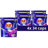 Sun Brilliant Shine All-in 1 Vaatwastabletten - 136 tabletten - Voordeelverpakking