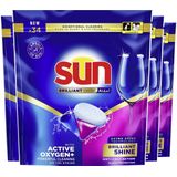 Sun Brilliant Shine All-in 1 Vaatwastabletten - 136 tabletten - Voordeelverpakking