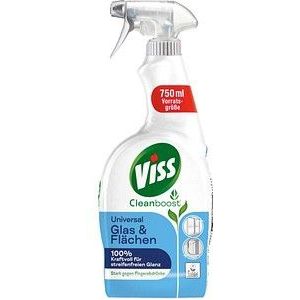 Viss Cleanboost Nettoyant universel pour vitres et surfaces pour une brillance sans traces et puissant contre les traces de doigts 750 ml