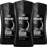 AXE - Black - 3-in-1 Douchegel - 3 x 250 ml - Voordeelverpakking