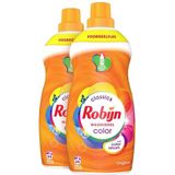 Robijn Klein & Krachtig Classics Color Vloeibaar Wasmiddel, voor gekleurde en bonte was - 2 x 34 wasbeurten - Voordeelverpakking