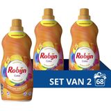 Robijn Klein & Krachtig Classics Color Vloeibaar Wasmiddel, voor gekleurde en bonte was - 2 x 34 wasbeurten - Voordeelverpakking