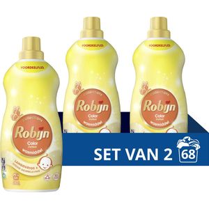 Robijn Klein & Krachtig Collections Vloeibaar Wasmiddel - Color Zwitsal - 2 x 34 wasbeurten