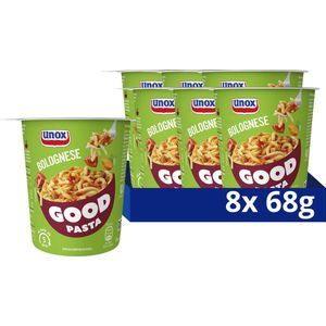 Unox Good Pasta Bolognese zonder kunstmatige kleurstoffen en conserveermiddelen 8 x g