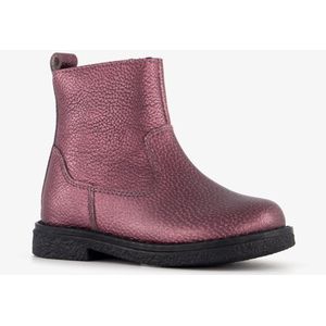Groot - Enkellaarsjes - Paars - Leren - Metallic