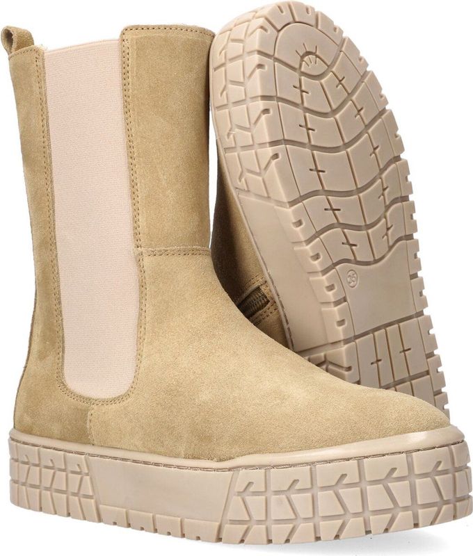 Crinkles Dames Boots | Beige | Maat: 38