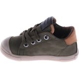 Pinocchio - First Step - Lage Jongens Sneaker - Groen - Nubuck Leer