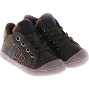 Pinocchio - First Step - Lage Jongens Sneaker - Groen - Nubuck Leer