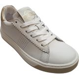Gattino - Lage Sneaker - Off White - Leder - Veters en Rits