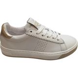 Gattino - Lage Sneaker - Off White - Leder - Veters en Rits