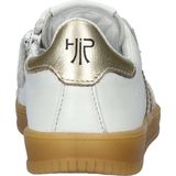 HIP - Meisjes Sneaker - Wit - Retro-Look - Leer met Metallic Details