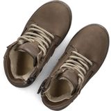 Pinocchio - P2187 - Veterboot - Khaki - Nubuck - Vachtvoering