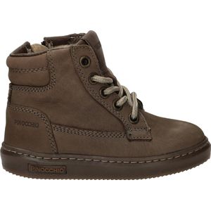 Pinocchio - P2187 - Veterboot - Khaki - Nubuck - Vachtvoering