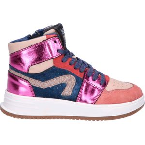Hip - H1012 - Hoge Sneaker - Fuchsia - Meisjes