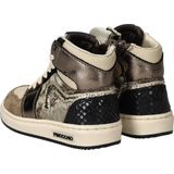 Pinocchio P1765 Sneakers Meisjes - Leren Sneaker - Taupe - Maat 23