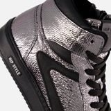 HIP hoge sneakers metallic zilver - Dames