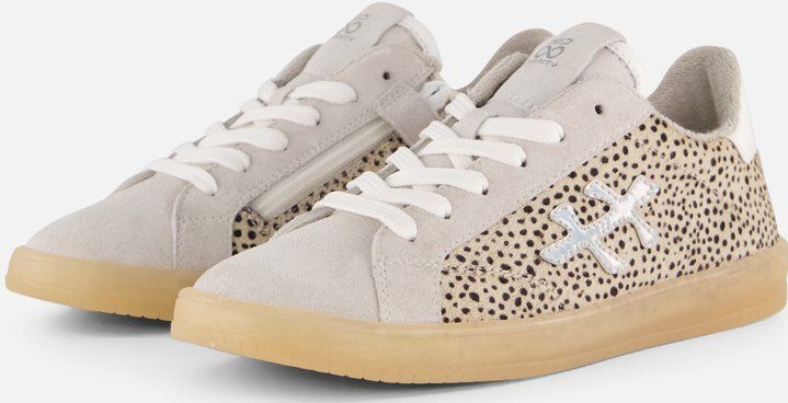 HIP - Animal Sneakers - Wit - Leer