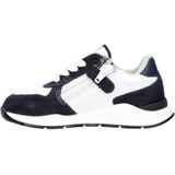 Pinocchio - Sneaker - Blauw - Leer - Rits- en Vetersluiting
