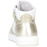Red Code - Leren Sneakers - Wit/Goud - Rits- en Vetersluiting