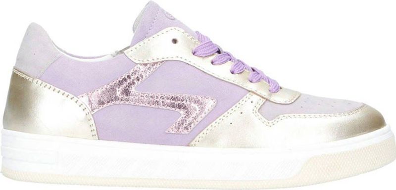 Red Code - Sneakers - Lila/Goud - Suède - Platte Zool
