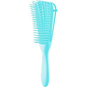 Detangler Brush - Curly hair brush - Haarborstel - Antiklit borstel - Blauw - Anti klit - Detangling
