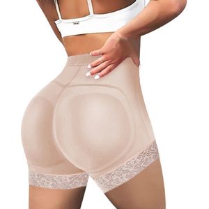 Butt lifter - Buttlifter - Ondergoed - Bil liften - Lingerie - Shapewear - Butt lifter panty - Beige - Large - Volle billen