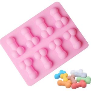 Penis IJs blokjes Tray Sexy Dick Cube  Siliconen Mal Ambachtelijke Gereedschappen Chocolade Ijs