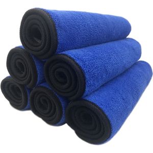 New Age Devi - microvezel doeken - Auto - Poetsdoek - Blauw - Droogdoek - Wasdoek - 40x30cm - 4 stuks