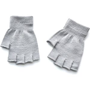 New Age Devi - Grijze Vingerloze Handschoenen | Maat One Size Fits All