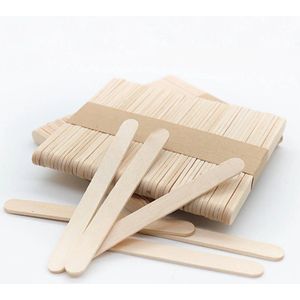50 Stuks houten ijsstokjes 15 cm - knutselhoutjes - lollystokjes - knutselstokjes - knutselen - knutselpakket - creatief kinderen