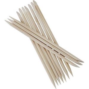 New Age Devi - 10 Stuks Cuticle Pusher/Woodsticks - Nagelverzorging - Manicure/Pedicure - Bokkepoot