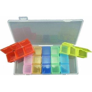 New Age Devi - ""7-Dagen-Pillendoos | Kunststof | 3 Vakjes