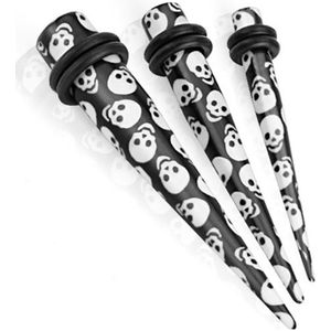 8 mm skull taper acryl