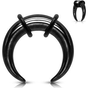 5 mm taper C-shape zwart