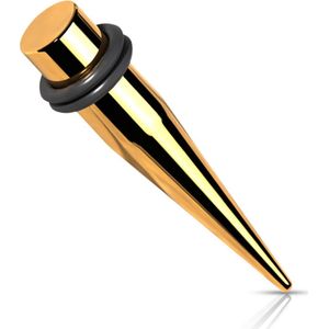 Chirurgisch Staal - Taper - Goud - 6 mm - Verkocht Per Stuk