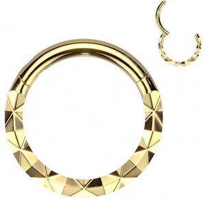 Piercing - X-Style - Goud - Chirurgisch Staal - Verkocht per Stuk