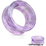 Double Flared - Amethyst - Sieraad - Paars - Edelsteen