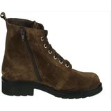 Durea - Bikerboot - Bruciato - Cognac Bruin Suede - Lichtgewicht Rubber Zolen