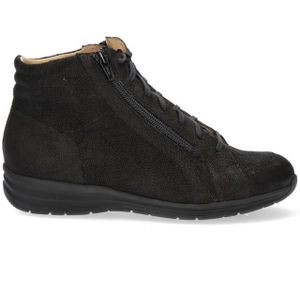 Durea - 9621 - Veterschoenen - Bruin - Leer - Extra Brede Booties