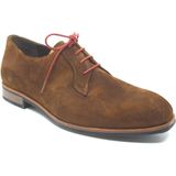 GIJS - 2087 - Nette Veterschoenen - Bruin - Wijdte H