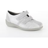 Durea - Klittenbandschoen - Zwart - Leer - Extra Brede Leest