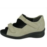 Durea - Sandaal - Zwart - Leer - Sportief Model met Klittenbandsluitingen