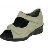 Durea - Sandaal - Zwart - Leer - Sportief Model met Klittenbandsluitingen