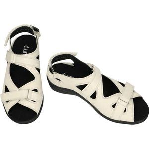 Durea -Dames - off-white/ecru/parel - sandalen - maat 40.5