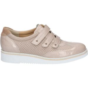 Durea - 6258 - Klittenbandschoenen - Beige - Wijdte H