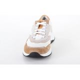 Durea - 6267-685-9706 Sneaker - Wit/Grijs/Beige - Leer/Nubuck/Suèede