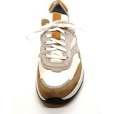 Durea - 6267-685-9706 Sneaker - Wit/Grijs/Beige - Leer/Nubuck/Suèede