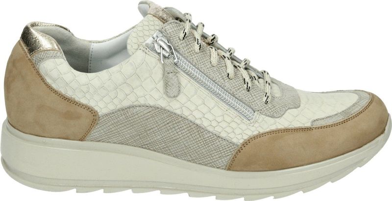 Solidus - 26426 Klittenbandschoenen - Beige Combi - Wijdte F