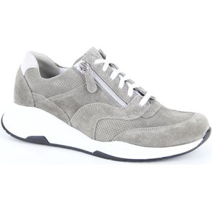 Durea Sneakers Dames - Lage sneakers / Damesschoenen - Suède - 6268 685  -  Grijs - Maat 37